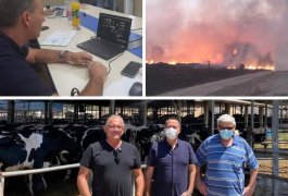 ביקור הזדהות עם רפתני וחקלאי עוטף עזה 13.8.2020